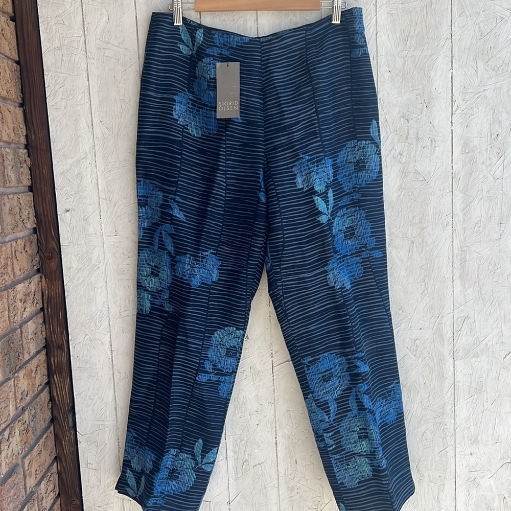 NWT SIGRID OLSEN French Maritime pants, size 14